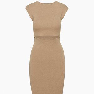 Wilfred CUTOUT KNIT MIDI DRESS NTW